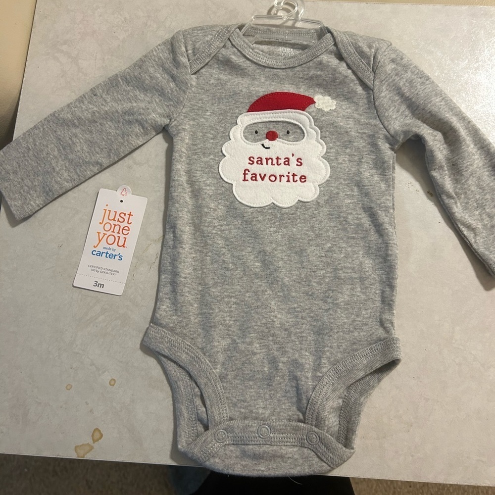 Carter’s just for one Christmas onesie.